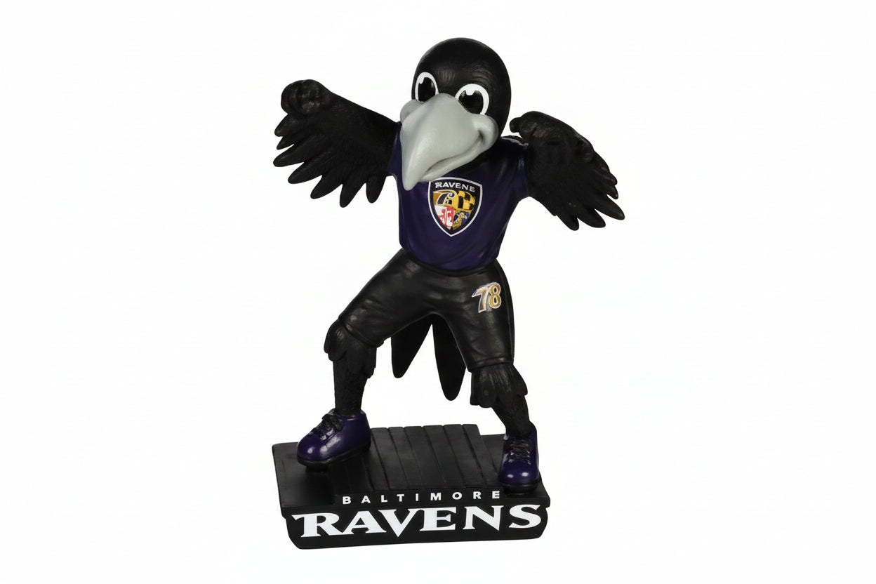 Baltimore Ravens Mascot Statue - Eclectic-Sports