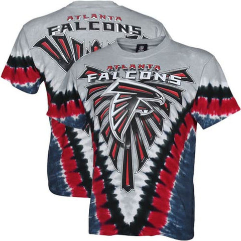 Atlanta Falcons Men's Majestic V-Dye Tie -Dye  Logo T-shirt - Eclectic-Sports