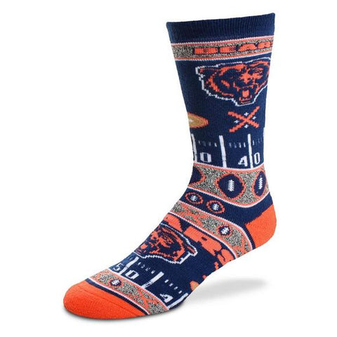 Chicago Bears  For Bare Feet Super Fan Socks - Eclectic-Sports