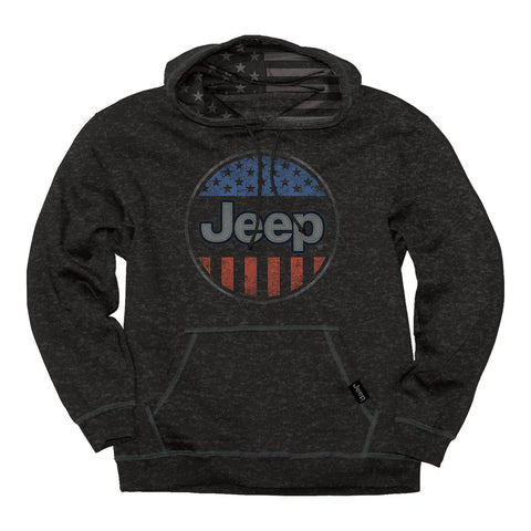 Jeep- USA Oval Flag Hoodie