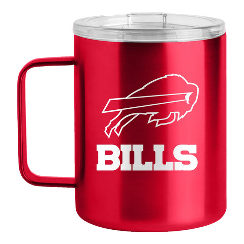 Buffalo Bills 15oz Red Stainless Steel Travel Mug