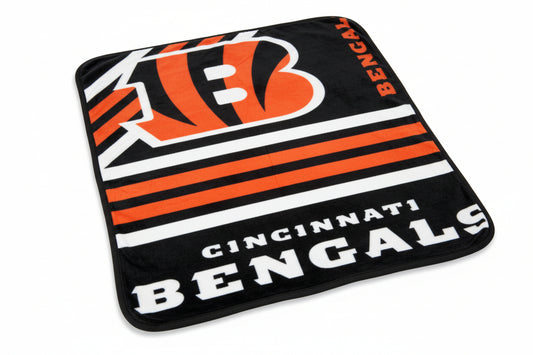 Cincinnati Bengals Raschel Throw - Eclectic-Sports