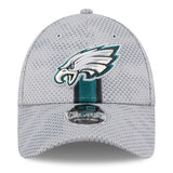 Philadelphia Eagles Grey Sideline New Era 9FORTY Stretch-Snap Hat