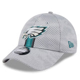 Philadelphia Eagles Grey Sideline New Era 9FORTY Stretch-Snap Hat