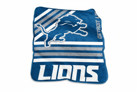 Detroit Lions Raschel Throw - Eclectic-Sports