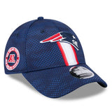 New England Patriots Sideline New Era 9FORTY Stretch-Snap Hat