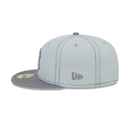 New York Yankees 5950 Fitted Grey Pop Baseball Cap