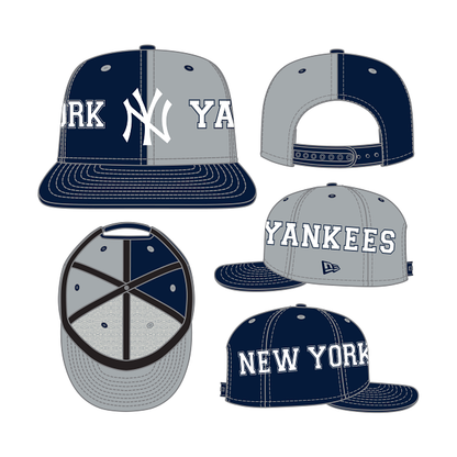 New York Yankees 9 Fifty Teamsplit Cap - Eclectic-Sports