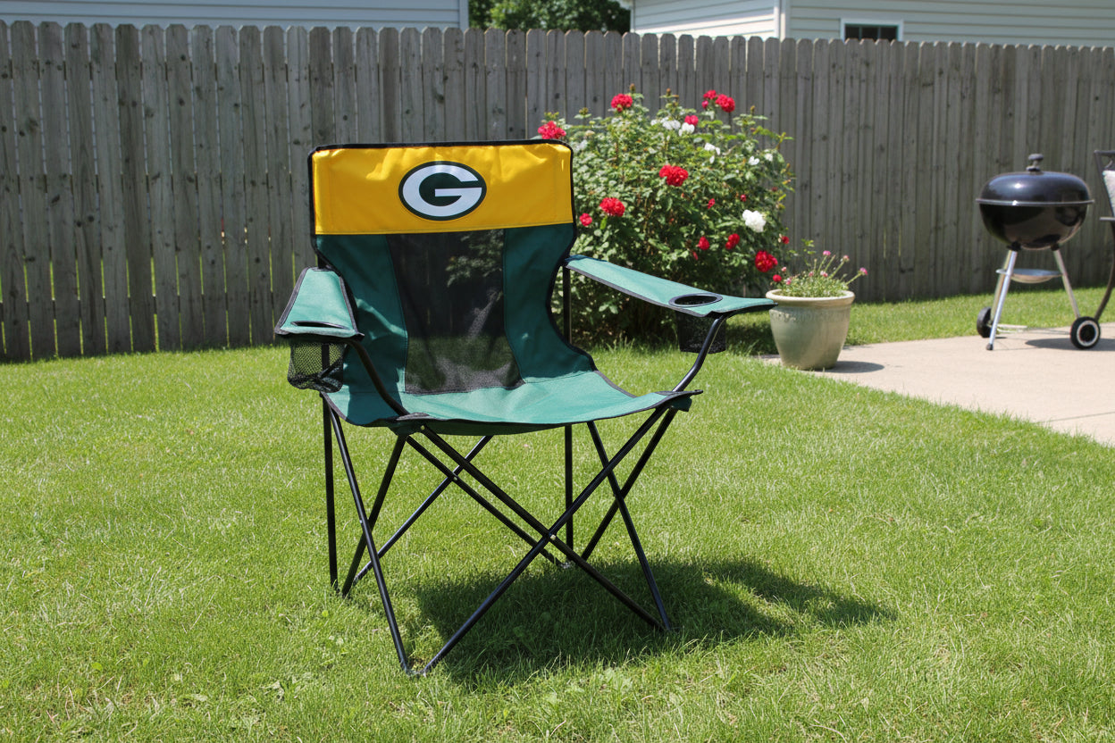 Green Bay Packers Elite Folding Chair - Eclectic-Sports