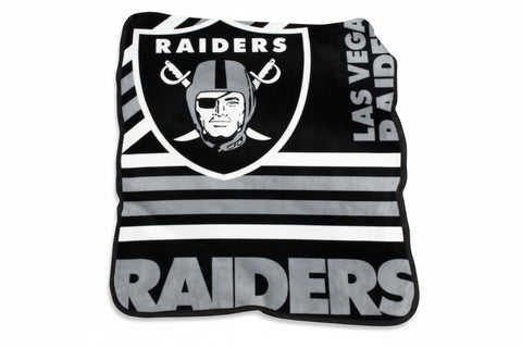 Los Vegas Raiders Raschel Throw - Eclectic-Sports
