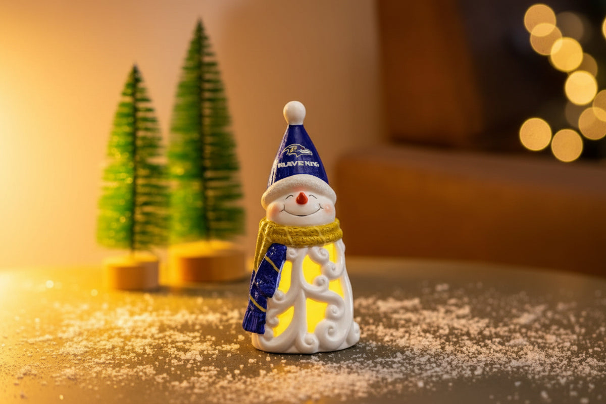 Baltimore Ravens Snowman LED - Eclectic-Sports