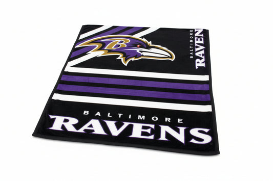 Baltimore Ravens Raschel Throw - Eclectic-Sports