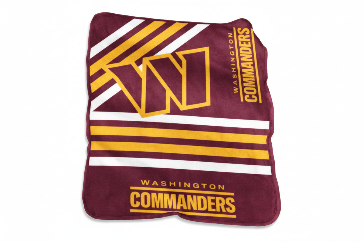 Washington Commanders Raschel Throw - Eclectic-Sports