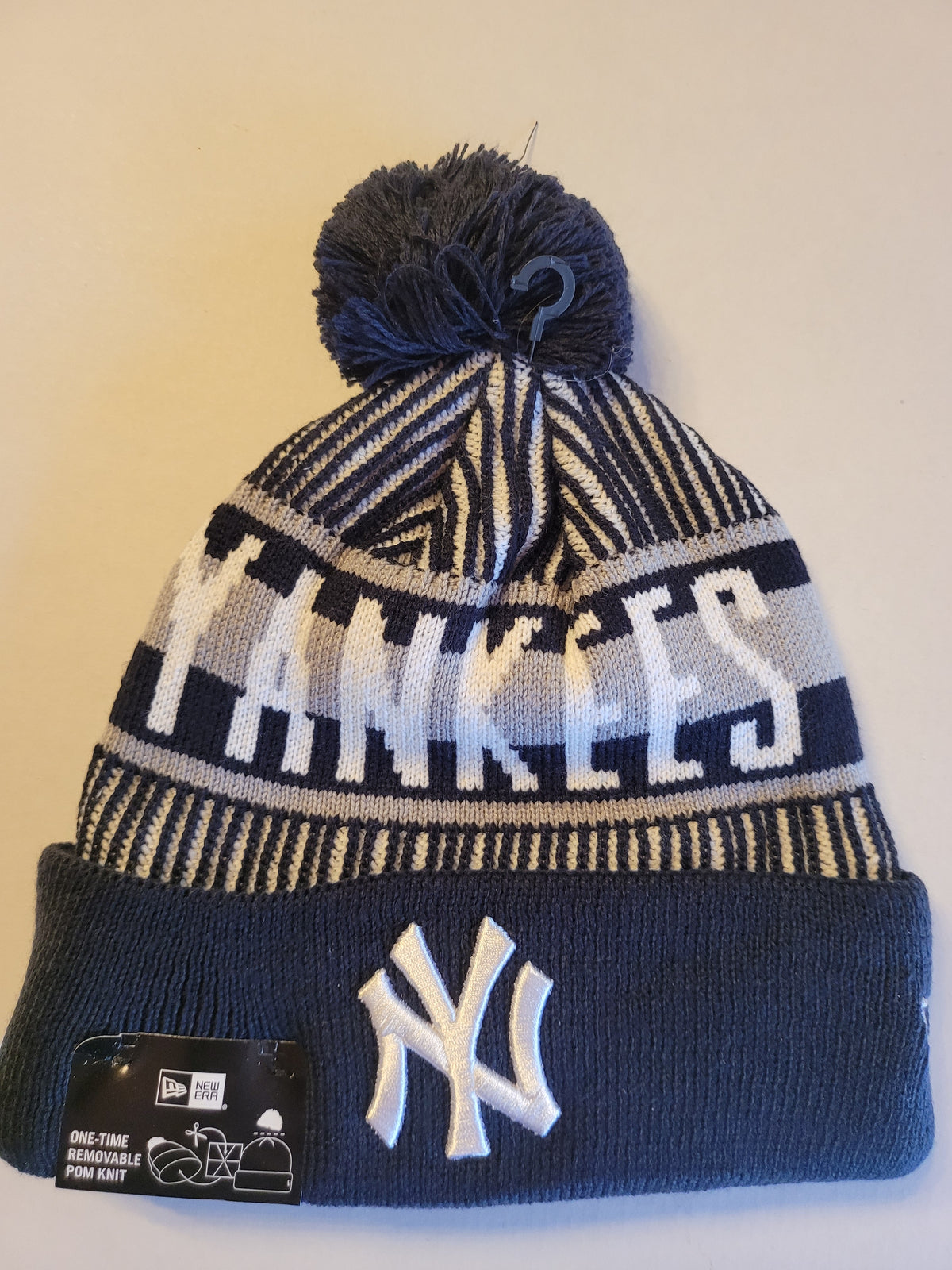 New York Yankees Knit Striped Knit Hat - Eclectic-Sports