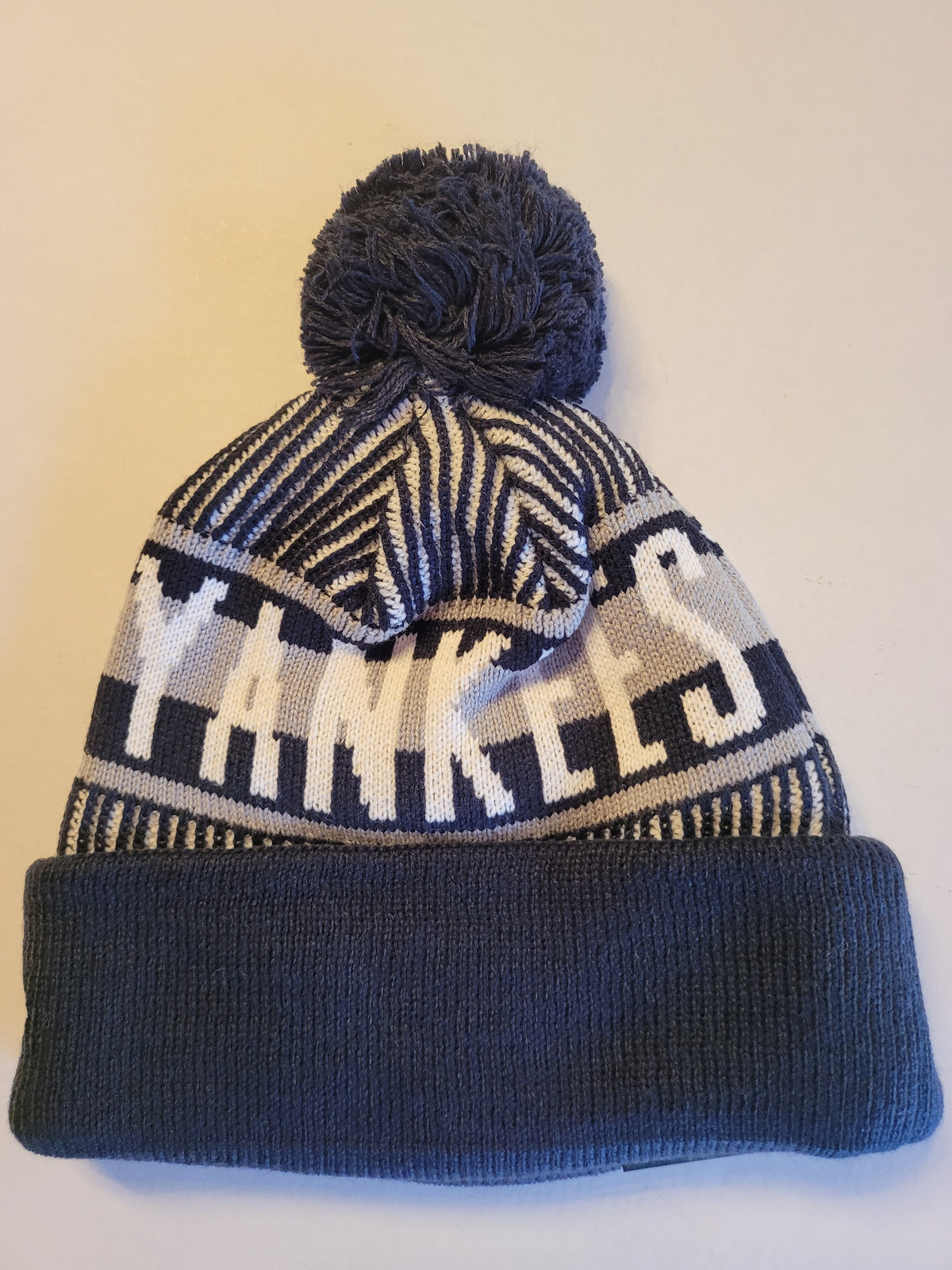 New York Yankees Knit Striped Knit Hat - Eclectic-Sports