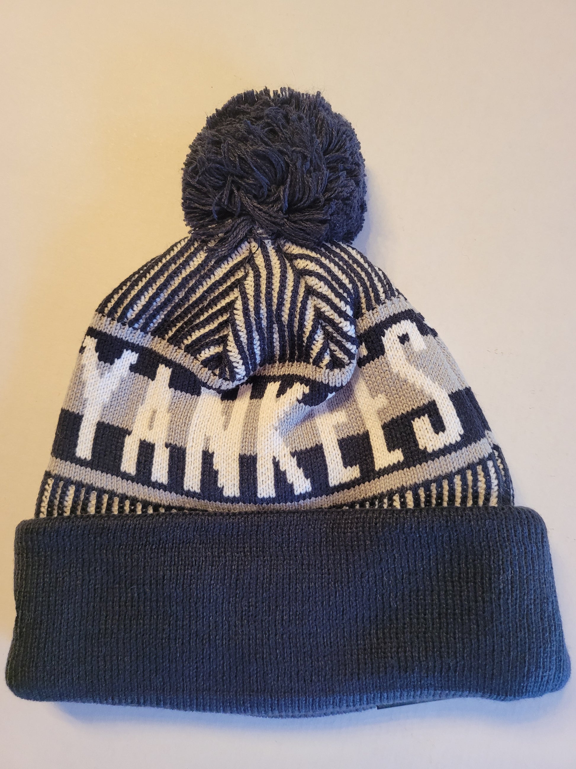 New York Yankees Knit Striped Knit Hat - Eclectic-Sports