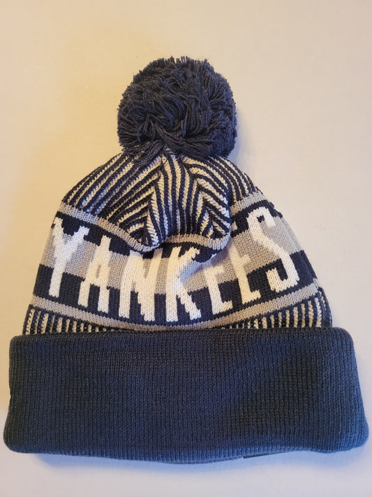New York Yankees Knit Striped Knit Hat - Eclectic-Sports