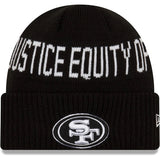 San Francisco 49ers New Era Social Justice Knit Hat