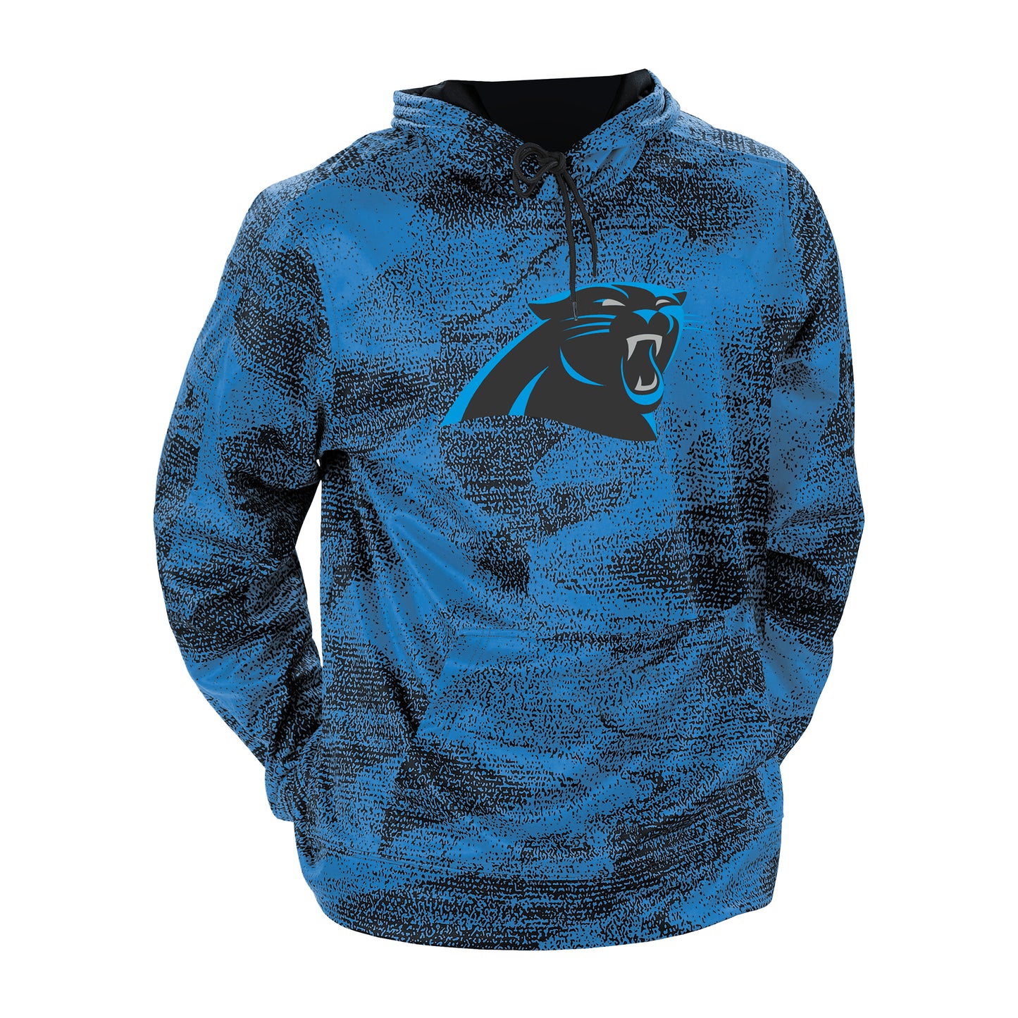 Carolina Panthers Zubaz Static Pullover Hoodie - Eclectic-Sports