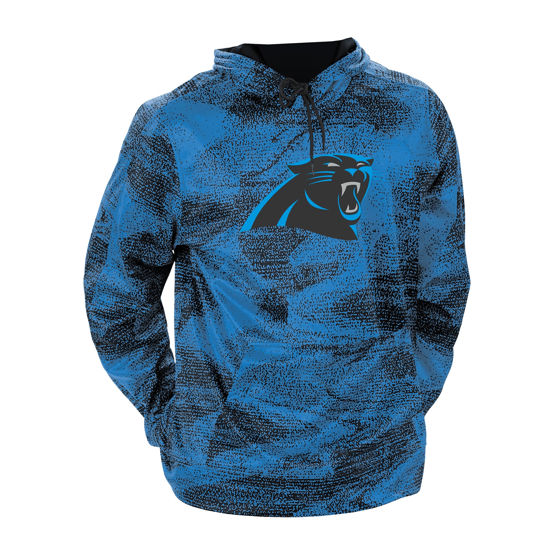 Carolina Panthers Zubaz Static Pullover Hoodie - Eclectic-Sports