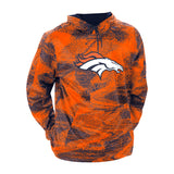 Denver Broncos  Zubaz Static Pullover Hoodie