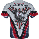 Atlanta Falcons Men's Majestic V-Dye Tie -Dye  Logo T-shirt - Eclectic-Sports