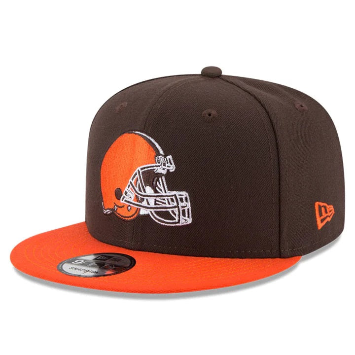 Cleveland Browns New Era Basic 9Fifty 2-Tone Snapback Ball Cap - Eclectic-Sports