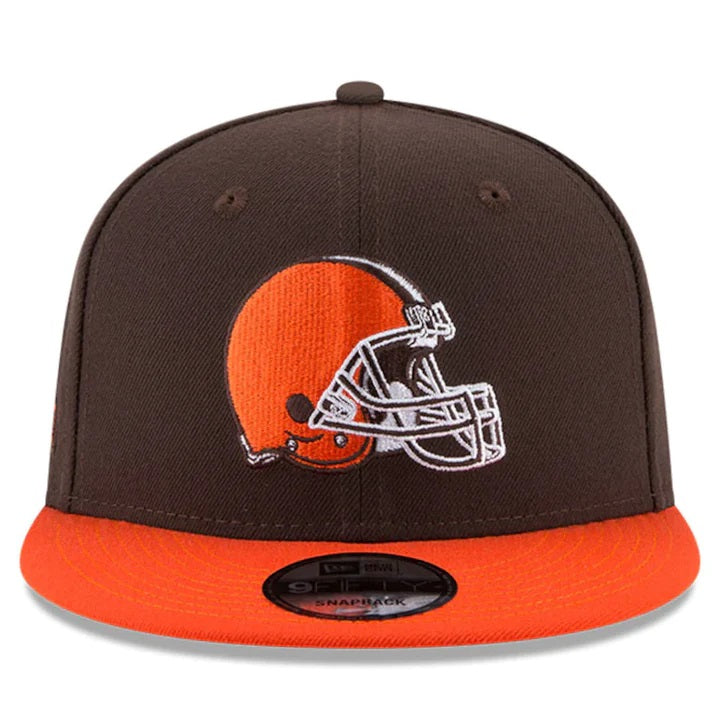 Cleveland Browns New Era Basic 9Fifty 2-Tone Snapback Ball Cap - Eclectic-Sports