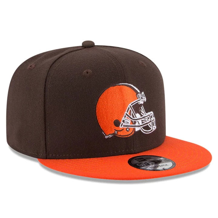 Cleveland Browns New Era Basic 9Fifty 2-Tone Snapback Ball Cap - Eclectic-Sports