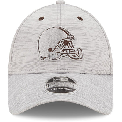 Cleveland Browns New Era 9Forty Outline Stretch Snap Ball Cap - Eclectic-Sports