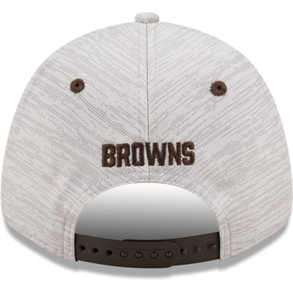 Cleveland Browns New Era 9Forty Outline Stretch Snap Ball Cap - Eclectic-Sports