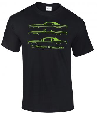 dodge challenger evolution t-shirt