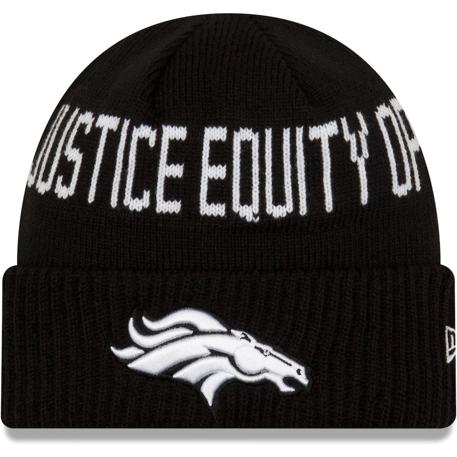 Denver Broncos New Era Social Justice Knit Hat - Eclectic-Sports