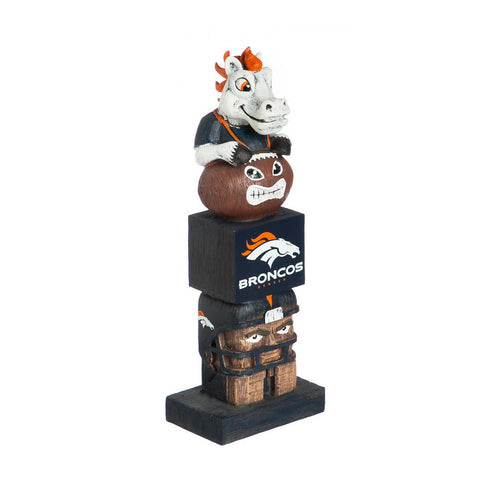 Denver Broncos 16" Team Tiki Totem - Eclectic-Sports