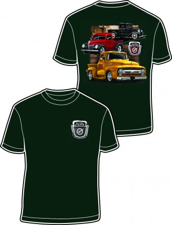 ford 3 trucks classic t-shirt - Eclectic-Sports