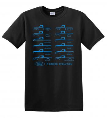 ford f-series evolution truck t-shirt - Eclectic-Sports