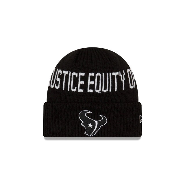 Houston Texans New Era Social Justice Knit Hat - Eclectic-Sports