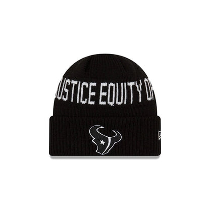 Houston Texans New Era Social Justice Knit Hat - Eclectic-Sports