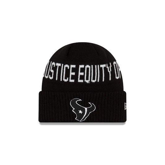 Houston Texans New Era Social Justice Knit Hat - Eclectic-Sports