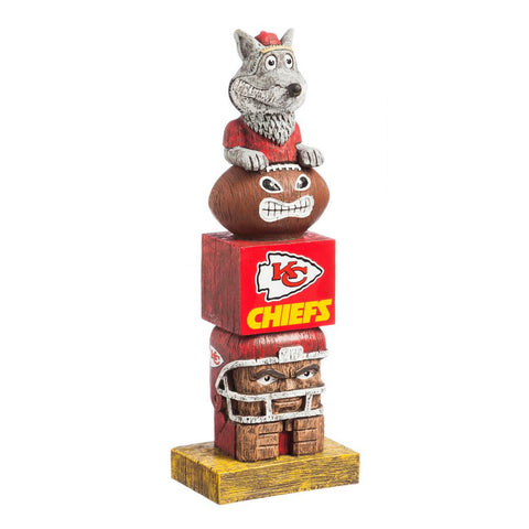 Kansas City Chiefs 16" Team Tiki Totem - Eclectic-Sports