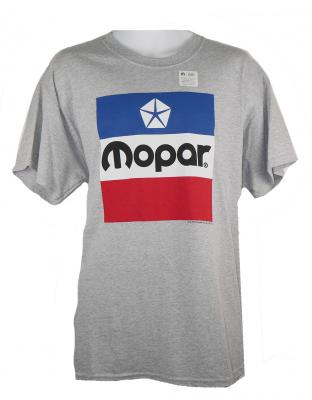 MOPAR 1972 LOGO ATHLETIC GREY T-SHIRT