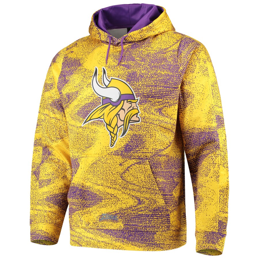 Minnesota Vikings  Zubaz Static Pullover Hoodie - Eclectic-Sports