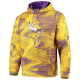 Minnesota Vikings  Zubaz Static Pullover Hoodie