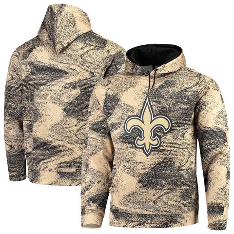 New Orleans Saints Zubaz Static Pullover Hoodie