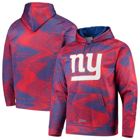 New York Giants Zubaz Static Pullover Hoodie