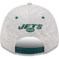 New York Jets New Era 940 Grey Outline Stretch Snap Ball Cap - Eclectic-Sports