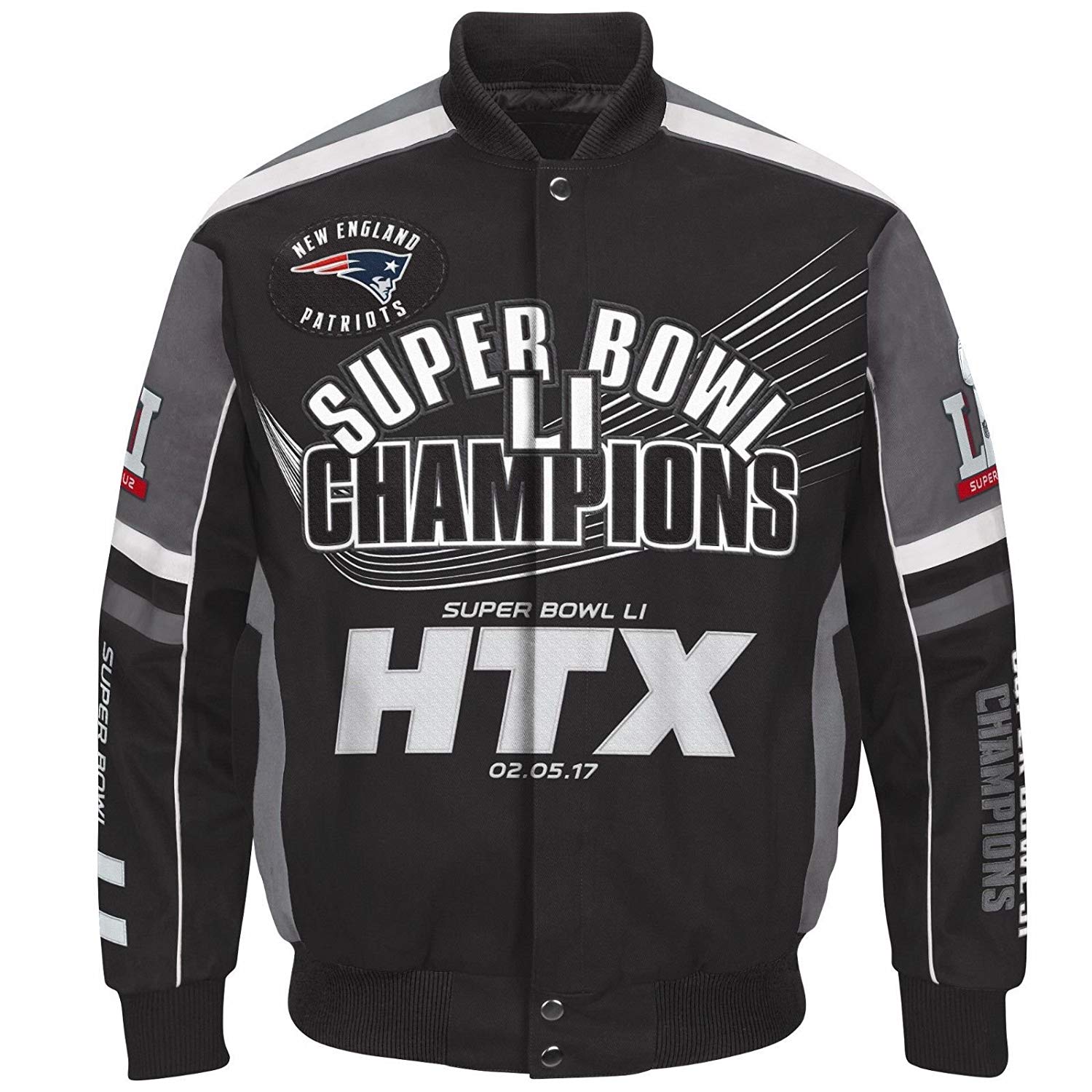 New England Patriot Limited Addition Super Bowl Champions LI 51 Cotton Twill Jacket - Eclectic-Sports