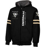 Pittsburgh Penguins Dual Edge Reversible Full Zip Hoodie - Eclectic-Sports