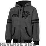 Pittsburgh Penguins Dual Edge Reversible Full Zip Hoodie - Eclectic-Sports