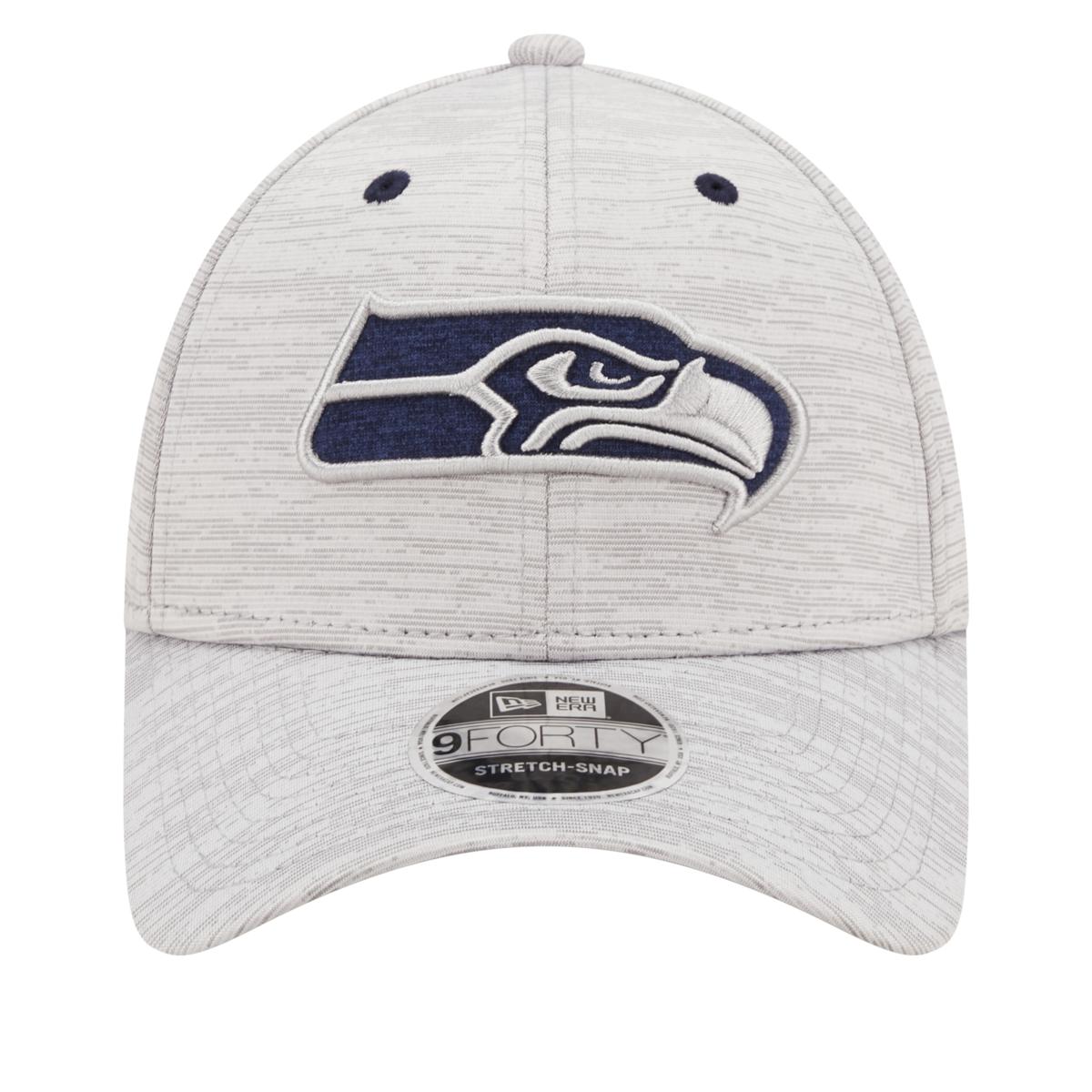 Seattle Seahawks New Era 9Forty Outline Stretch Snap Ball Cap - Eclectic-Sports